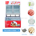 Dondurma sayacı buzdolapları Gelato soğutmalı ekran